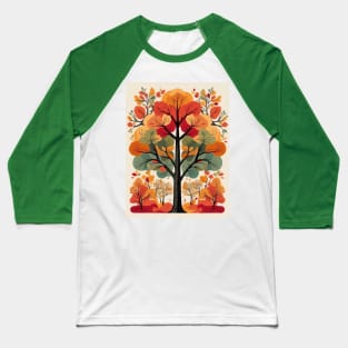 Autumn Trees Baseball T-Shirt